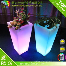 Mudança de cor LED Flower Pot para decoração de casa